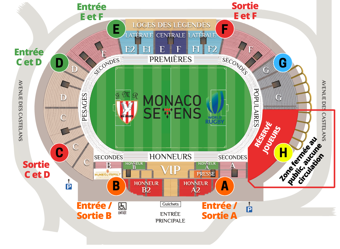 Stade de france схема